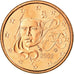 France, Euro Cent, 2002, MS(65-70), Copper Plated Steel, KM:1282