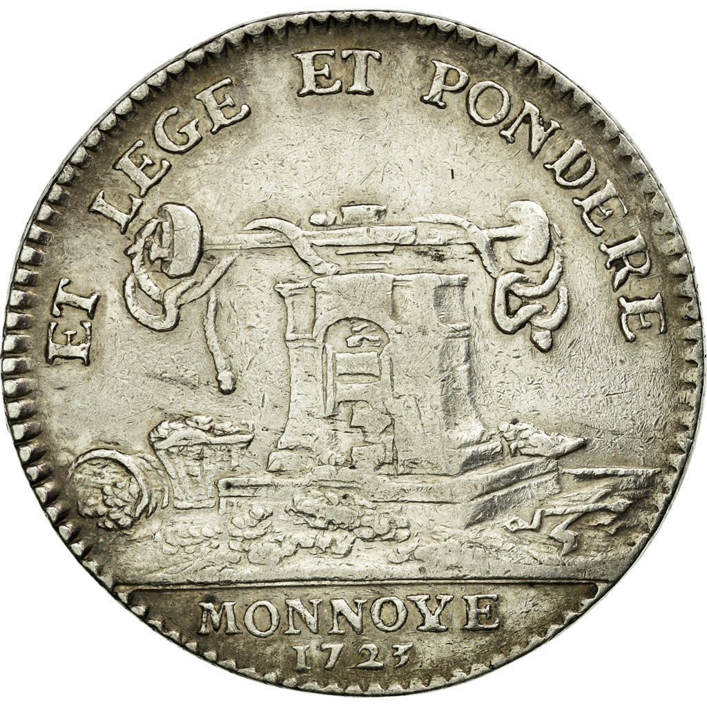 France, Token, Royal, 1723, EF(40-45), Silver, Feuardent:2210