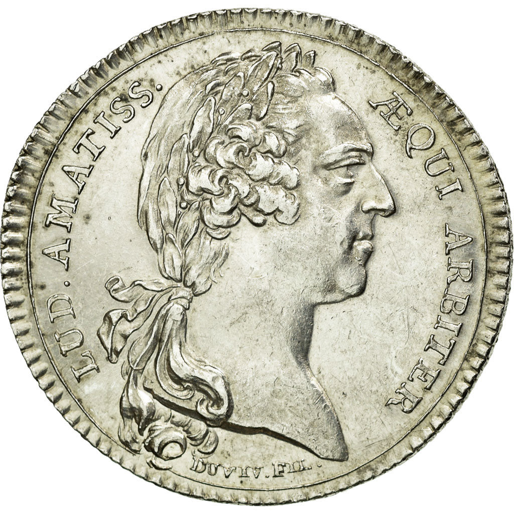 France, Jeton, Louis XV, Prieur et Juges-Consuls de Dieppe, 1758, Duvivier