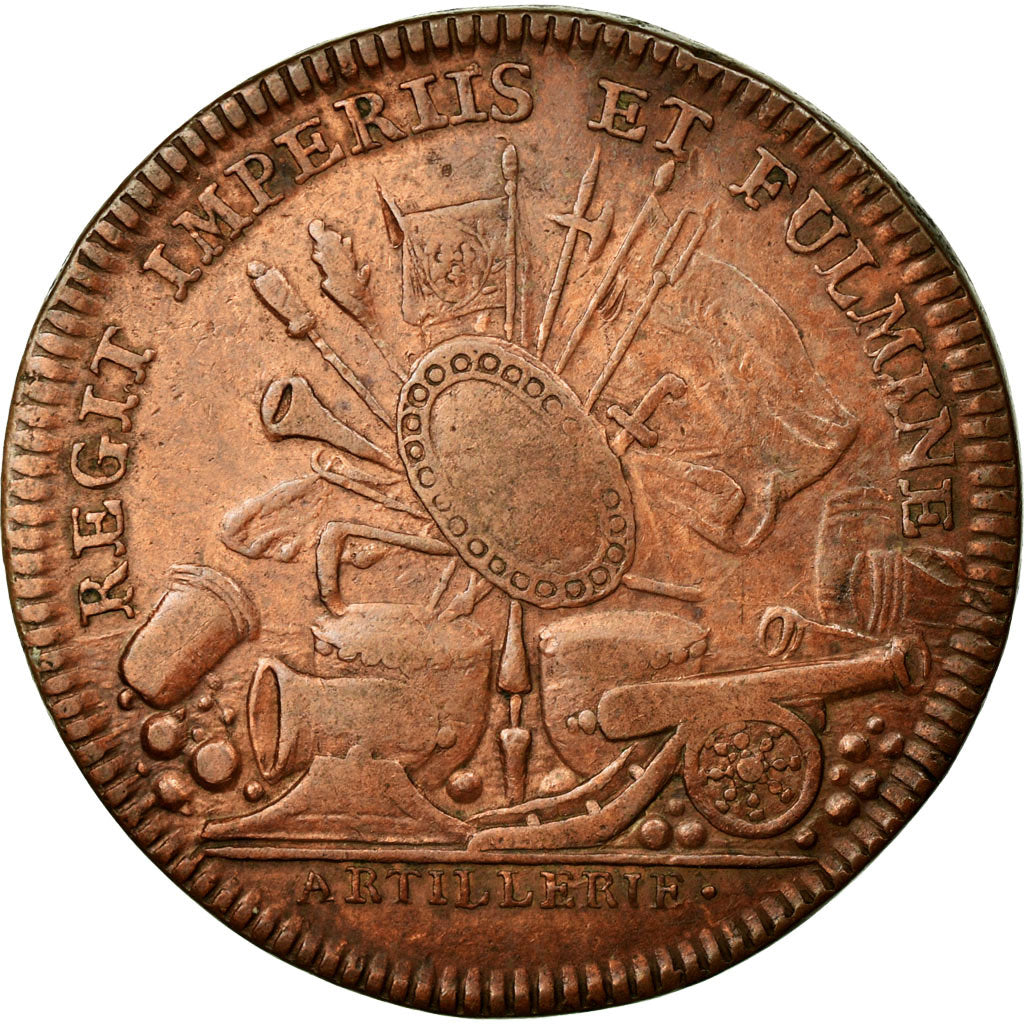 France, Token, Royal, VF(30-35), Copper, Feuardent:1006