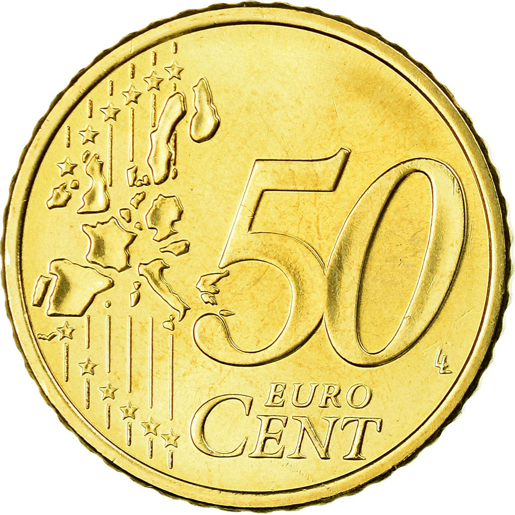 Luksemburg, 50 Euro Cent, 2005, Utrecht, MS(63), Mosiądz, KM:80