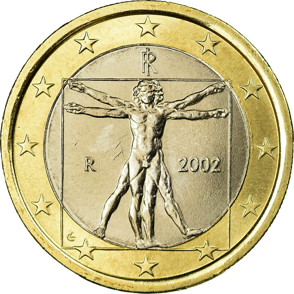 Italia, Euro, 2002, SPL, Bi-metallico, KM:216
