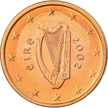 IRELAND REPUBLIC, 2 Euro Cent, 2002, MS(63), Copper Plated Steel, KM:33