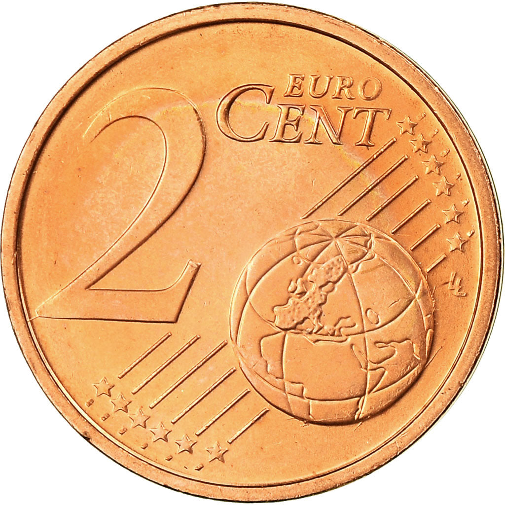 IRELAND REPUBLIC, 2 Euro Cent, 2002, MS(63), Copper Plated Steel, KM:33