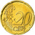 IRELAND REPUBLIC, 20 Euro Cent, 2005, MS(63), Brass, KM:36