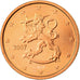 Finland, 2 Euro Cent, 2007, MS(65-70), Copper Plated Steel, KM:99