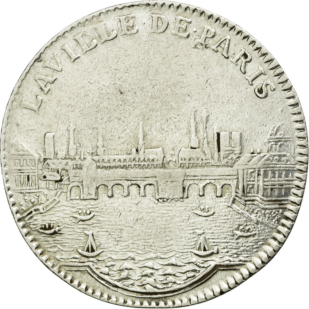 France, Token, Royal, EF(40-45), Silver, Feuardent:3460