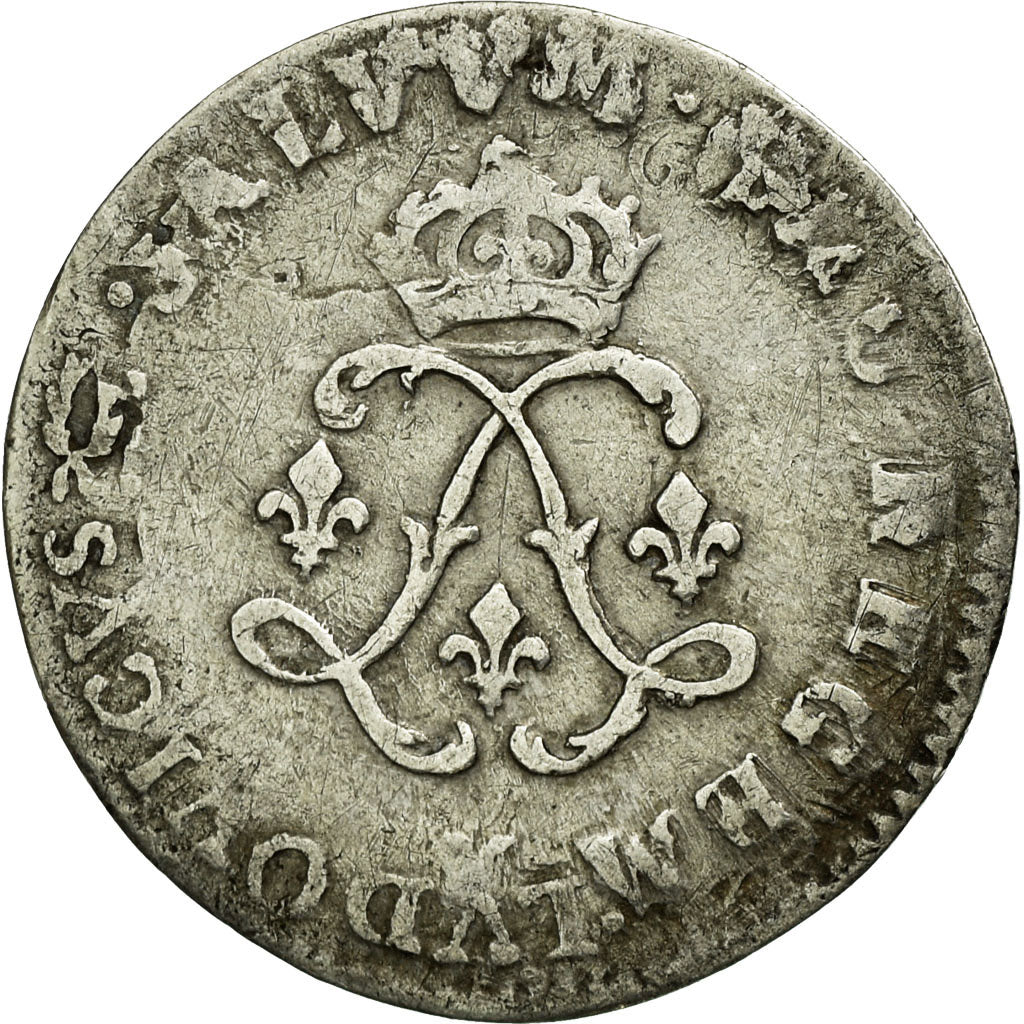 Coin, France, 4 Sols, 1692, Amiens, VF(20-25), Silver, Gadoury:106