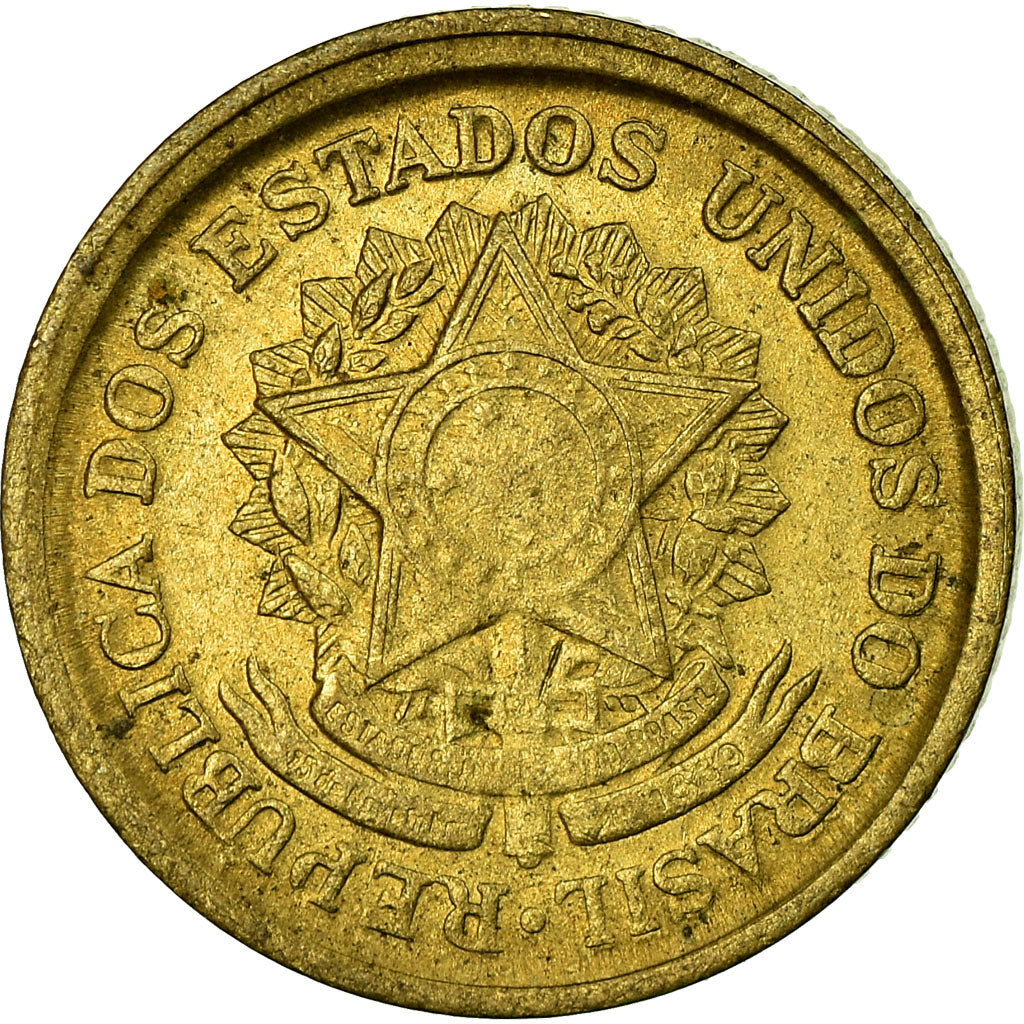 Coin, Brazil, Cruzeiro, 1956, EF(40-45), Aluminum-Bronze, KM:567