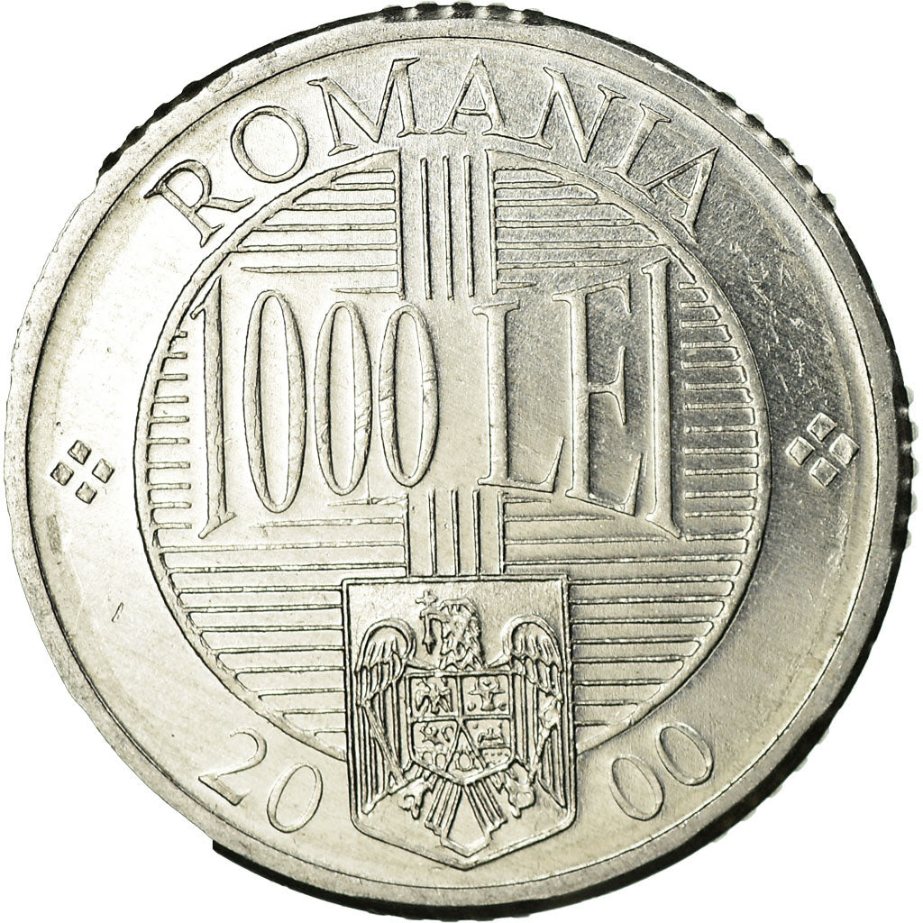 Monnaie, Roumanie, 1000 Lei, 2000, TTB, Aluminium, KM:153