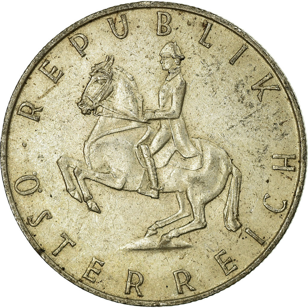 Coin, Austria, 5 Schilling, 1961, EF(40-45), Silver, KM:2889