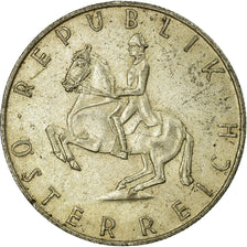 Coin, Austria, 5 Schilling, 1961, EF(40-45), Silver, KM:2889