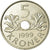 Münze, Norwegen, Harald V, 5 Kroner, 1999, SS, Copper-nickel, KM:463