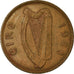 Moeda, REPÚBLICA DA IRLANDA, Penny, 1968, EF(40-45), Bronze, KM:11