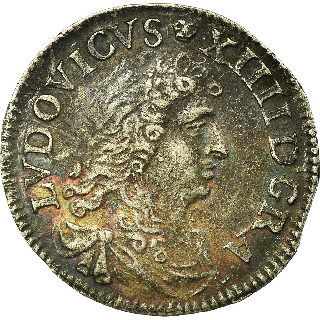 Monnaie, France, Louis XIV, 4 Sols dits « des Traitants », 4 Sols, 1675
