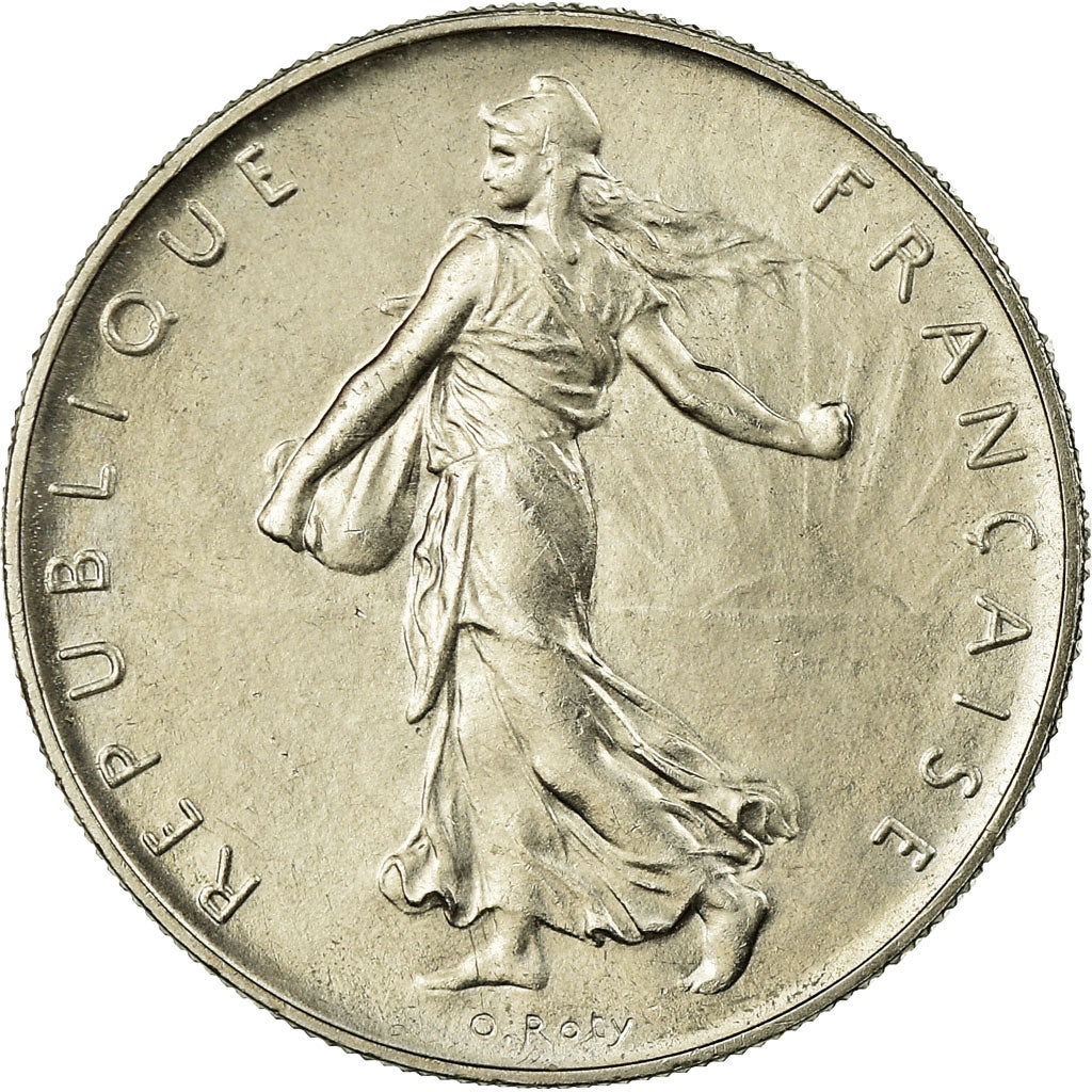Münze, Frankreich, Semeuse, Franc, 1964, Paris, VZ, Nickel, KM:925.1