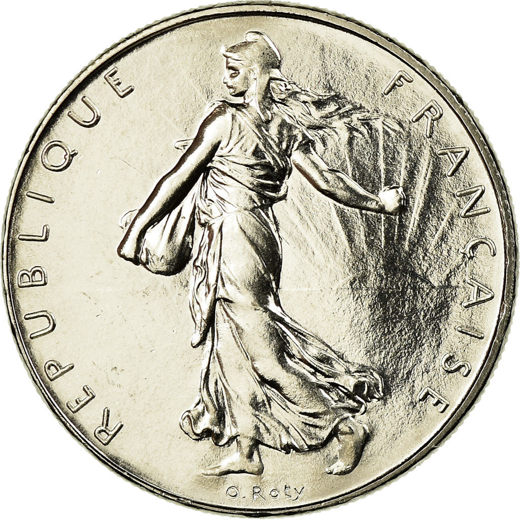 Moeda, França, Semeuse, Franc, 1999, Paris, MS(65-70), Níquel, KM:925.1