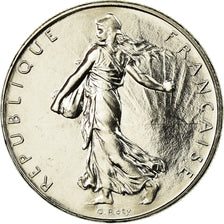 Moeda, França, Semeuse, Franc, 1999, Paris, MS(65-70), Níquel, KM:925.1