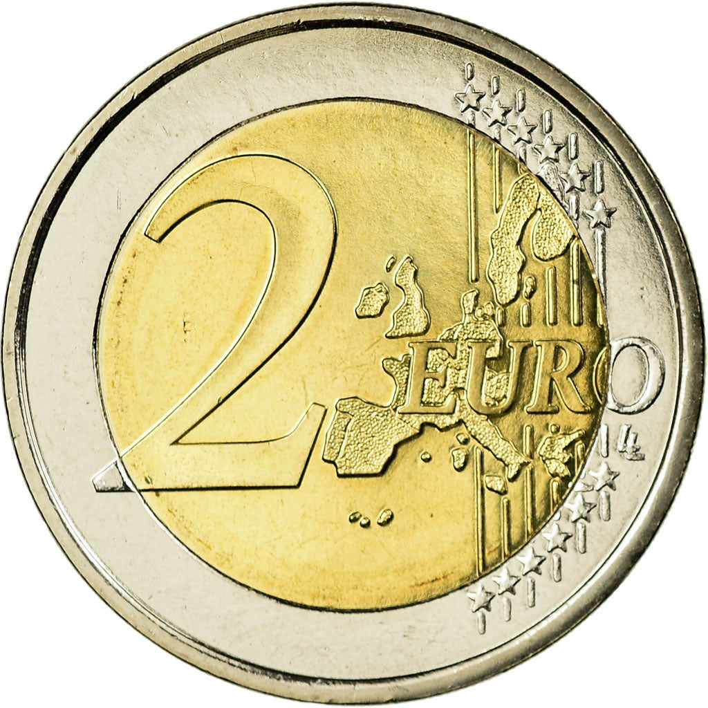 Francja, 2 Euro, 2000, Paris, MS(65-70), Bimetaliczny, KM:1289