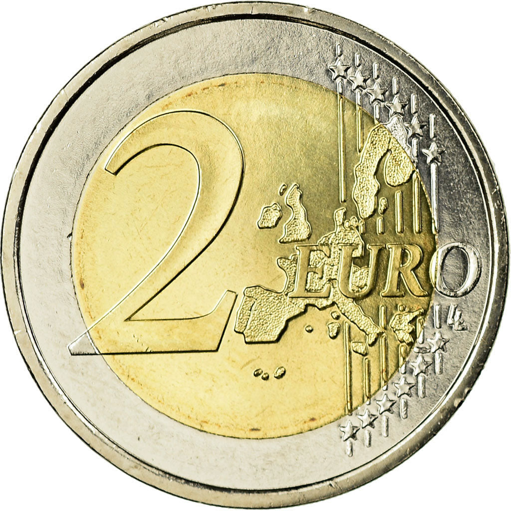 France, 2 Euro, 2001, MS(65-70), Bi-Metallic, KM:1289