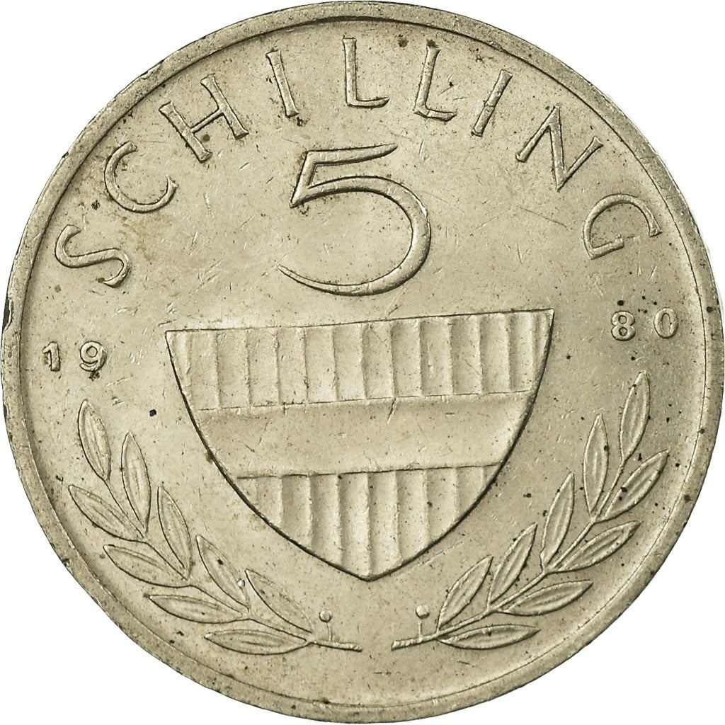 Moneta, Austria, 5 Schilling, 1780, BB, Rame-nichel, KM:2889a