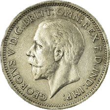 Coin, Great Britain, George V, 6 Pence, 1936, EF(40-45), Silver, KM:832