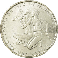 Coin, GERMANY - FEDERAL REPUBLIC, 10 Mark, 1972, Munich, EF(40-45), Silver