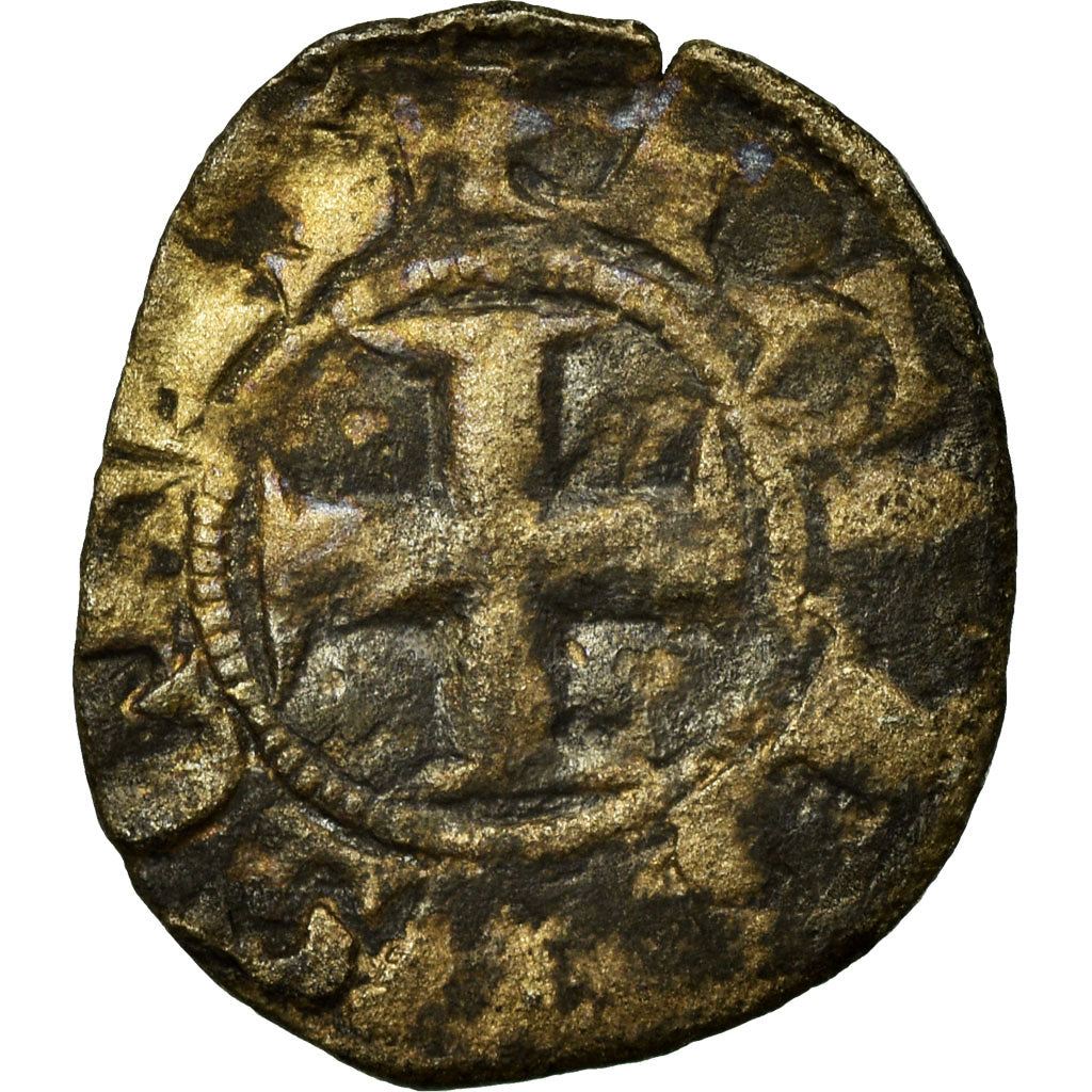 Moneta, Francia, Obol, MB+, Biglione, Duplessy:222