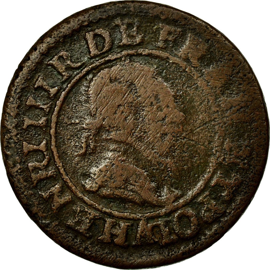 Monnaie, France, Double Tournois, Paris, TB+, Cuivre, Duplessy:1152a