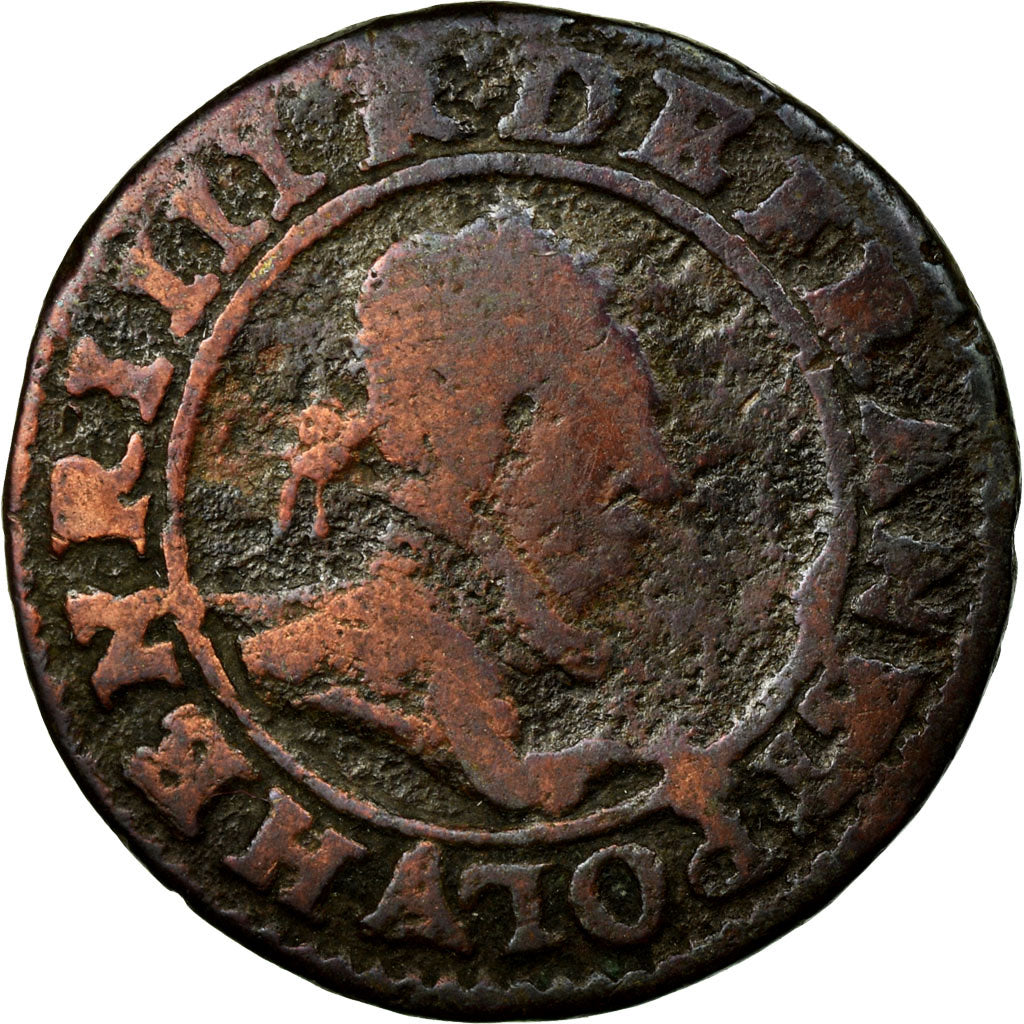 Münze, Frankreich, Double Tournois, Paris, SGE+, Kupfer, Duplessy:1152a