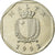 Coin, Malta, 50 Cents, 1992, EF(40-45), Copper-nickel, KM:98