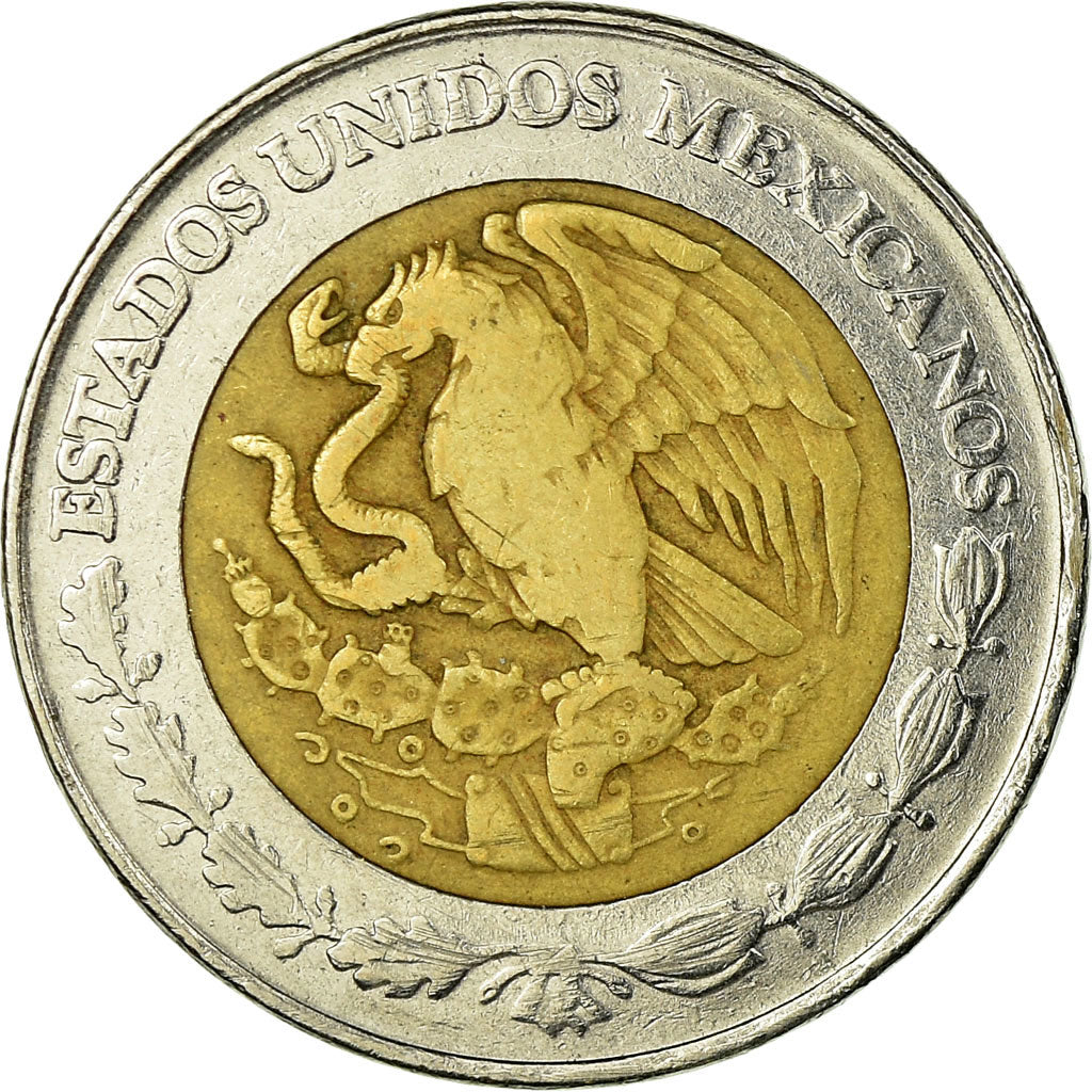 Monnaie, Mexique, 2 Nuevo Pesos, 1992, Mexico City, TTB, Bi-Metallic, KM:551