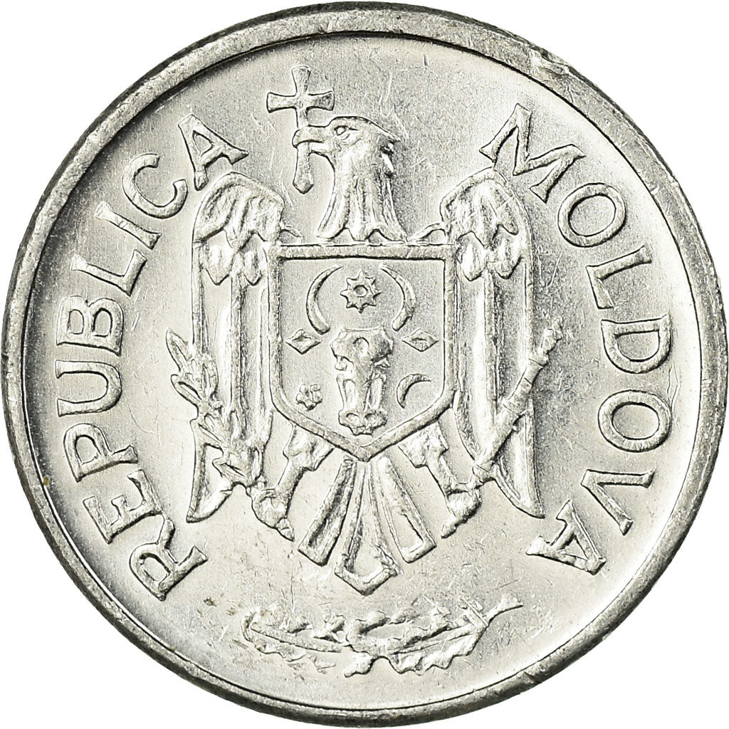 Coin, Moldova, 10 Bani, 2010, EF(40-45), Aluminum, KM:7