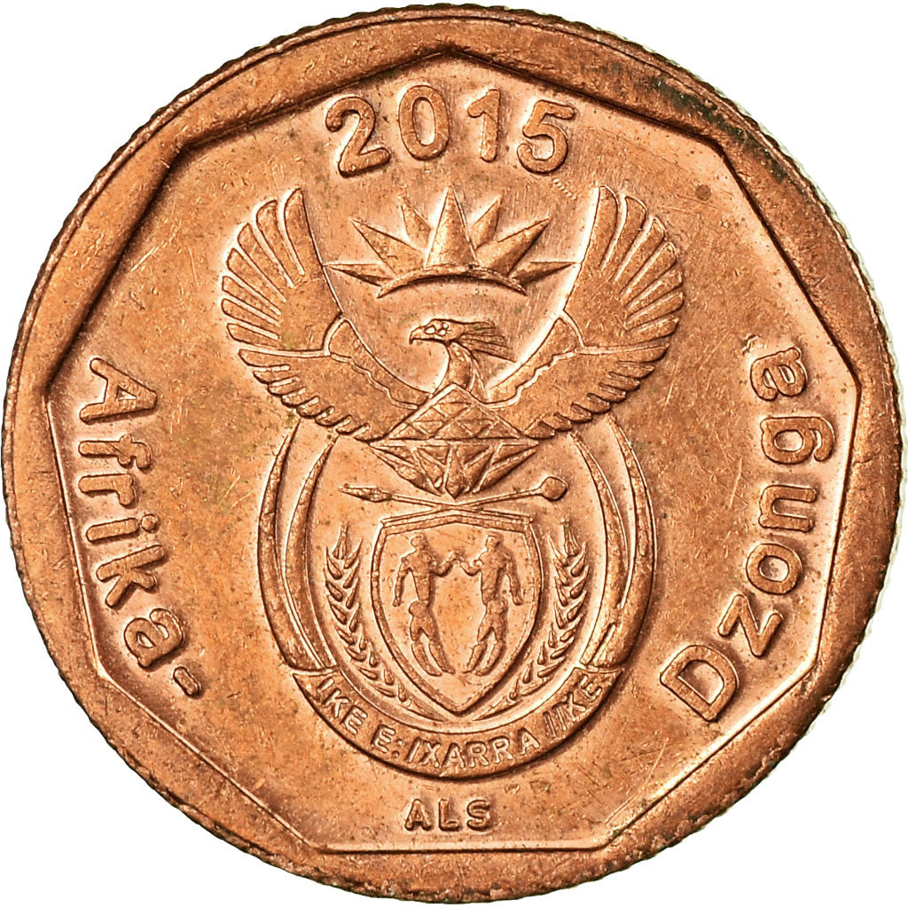 Monnaie, Afrique du Sud, 10 Cents, 2015, TTB, Copper Plated Steel