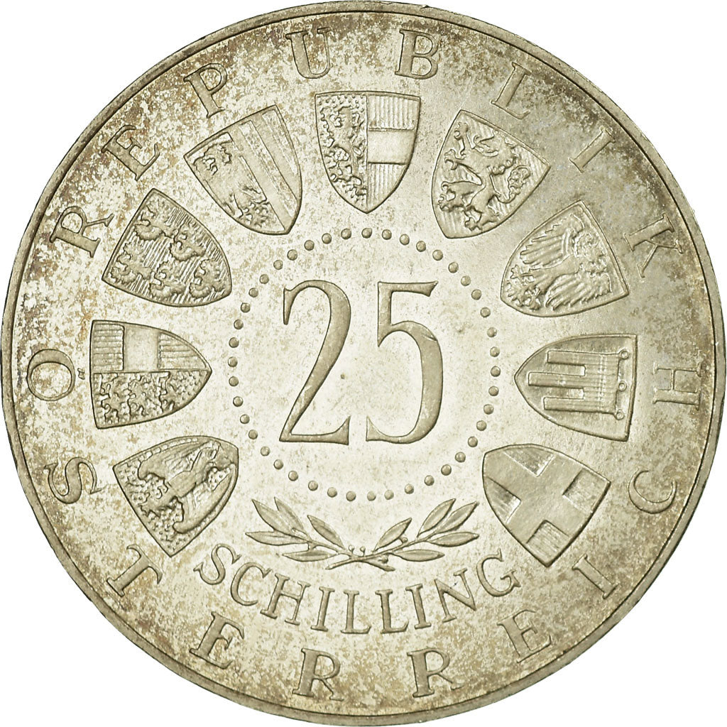Monnaie, Autriche, 25 Schilling, 1957, TTB, Argent, KM:2883