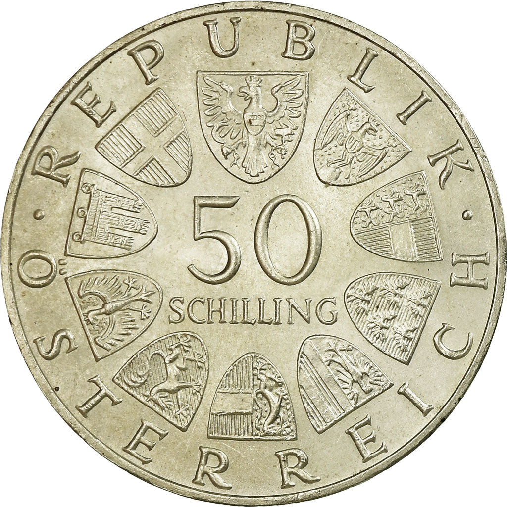Moneta, Austria, 50 Schilling, 1970, SPL-, Argento, KM:2909