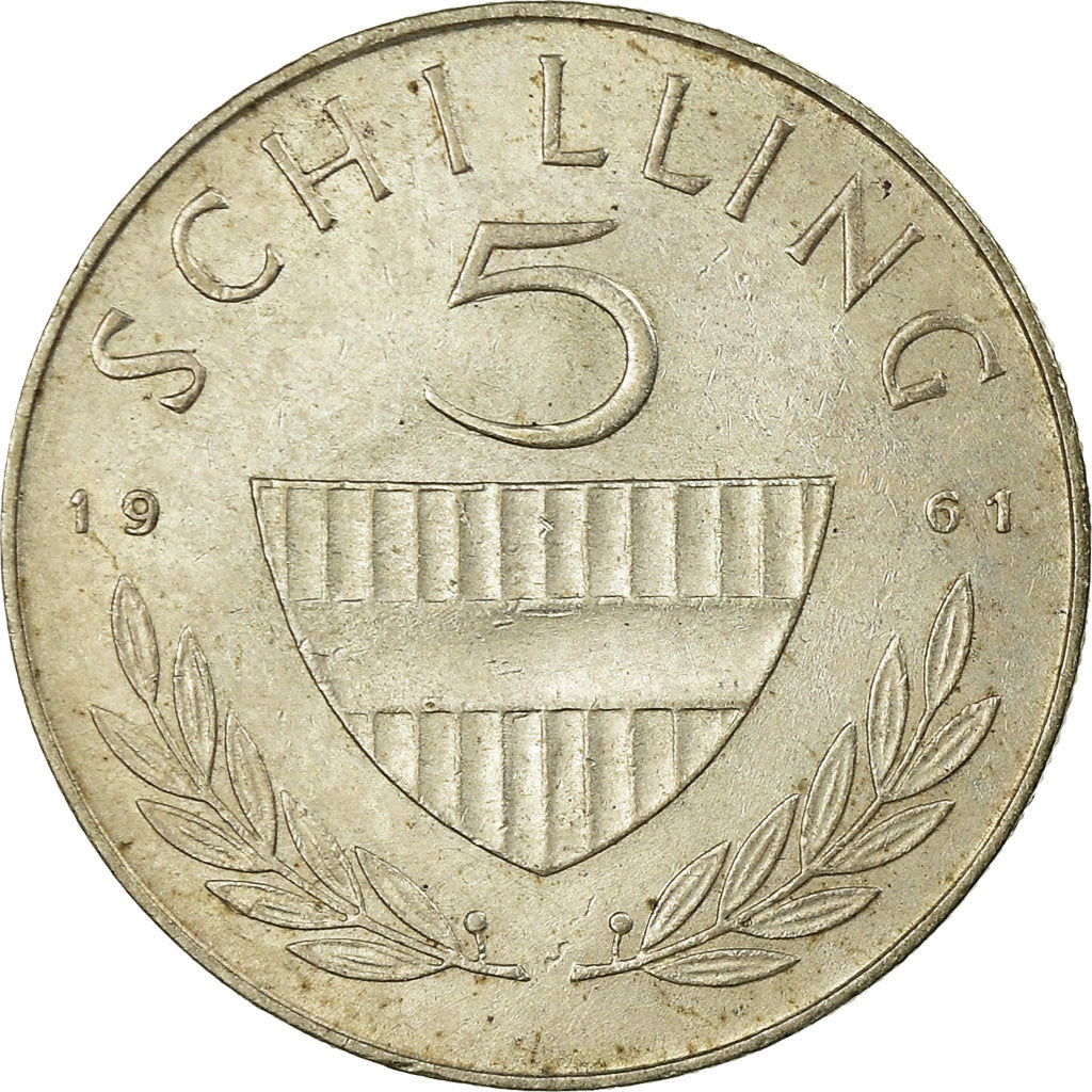 Monnaie, Autriche, 5 Schilling, 1961, TTB, Argent, KM:2889