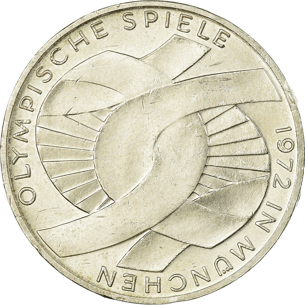 Münze, Bundesrepublik Deutschland, 10 Mark, 1972, Munich, VZ, Silber, KM:131