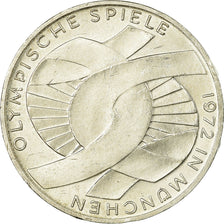 Munten, Federale Duitse Republiek, 10 Mark, 1972, Munich, PR, Zilver, KM:131
