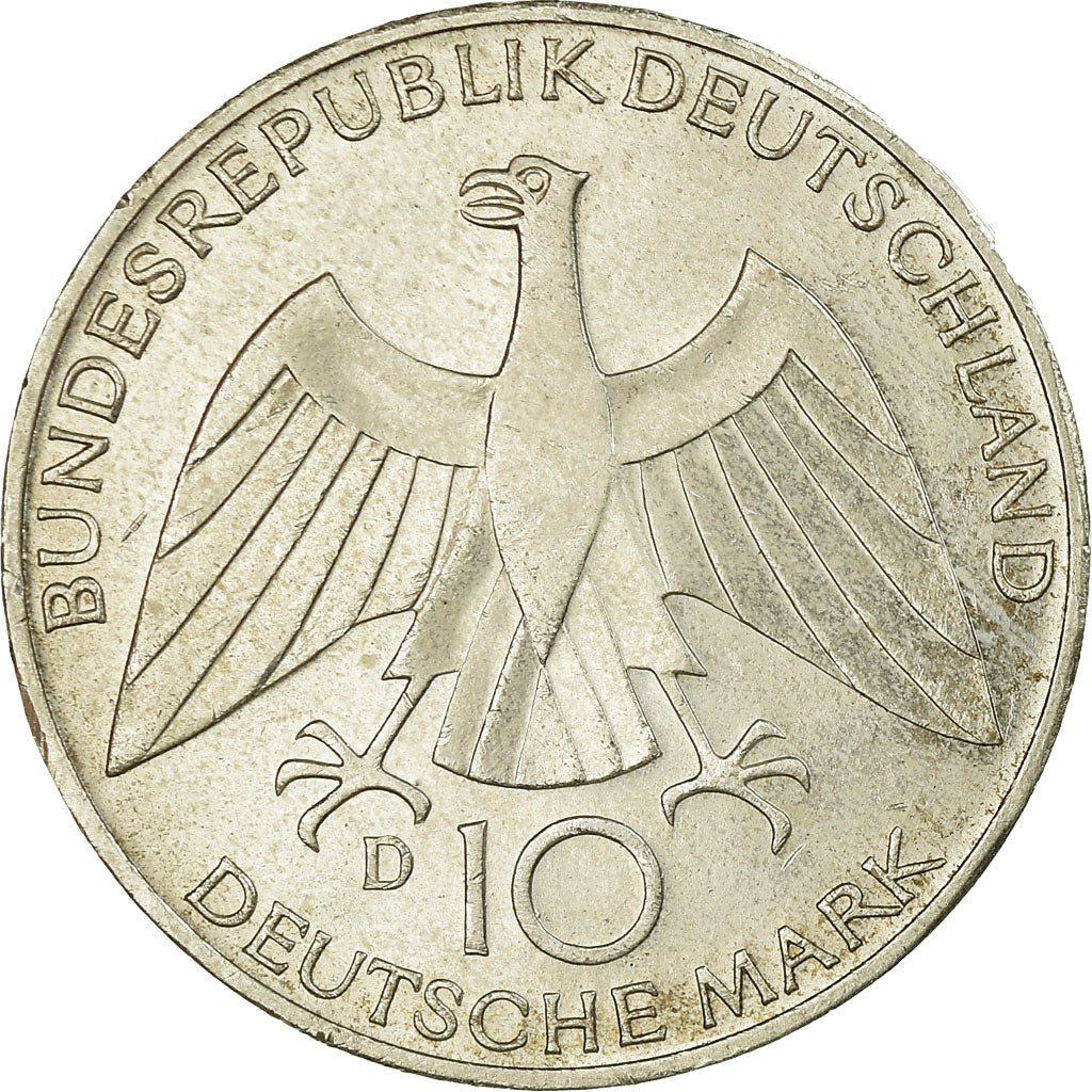 Münze, Bundesrepublik Deutschland, 10 Mark, 1972, Munich, VZ, Silber, KM:131