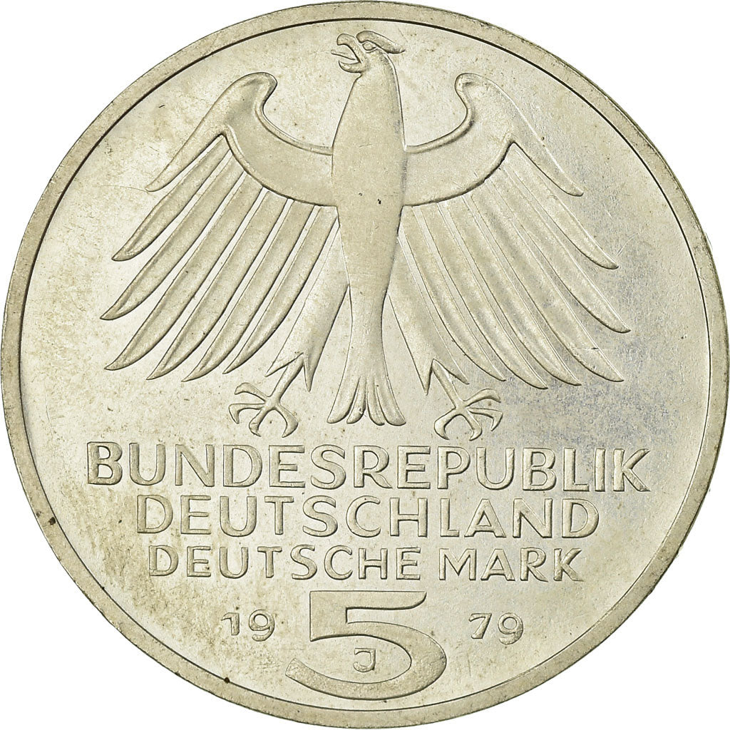 Moneta, GERMANIA - REPUBBLICA FEDERALE, 5 Mark, 1979, Hamburg, Germany, SPL-