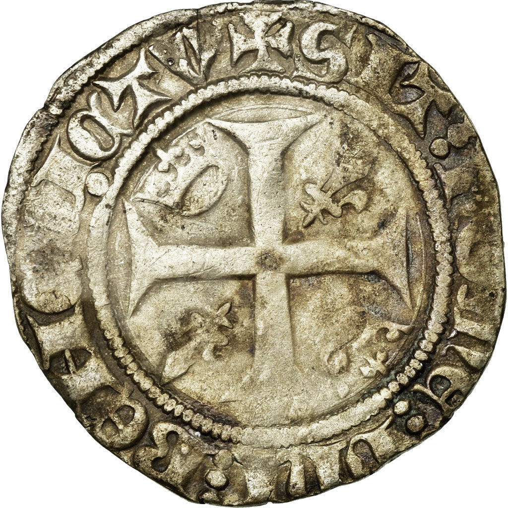 Monnaie, France, Blanc Guénar, Tournai, TTB, Billon, Duplessy:377A