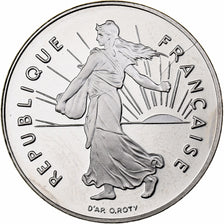 Frankreich, 1 Franc, Semeuse, 1996, MDP, PP, Nickel, STGL, Gadoury:474b