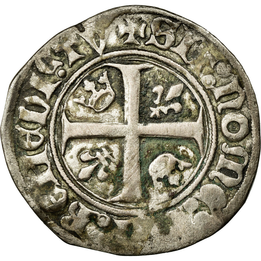 Monnaie, France, Blanc Guénar, Saint Quentin, TB+, Billon, Duplessy:377A