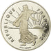 Moeda, França, Semeuse, 5 Francs, 1991, Paris, Proof, MS(65-70), Cobre-Níquel