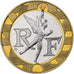France, 10 Francs, Génie, 1993, Paris, Proof, Bi-Metallic, MS(63)