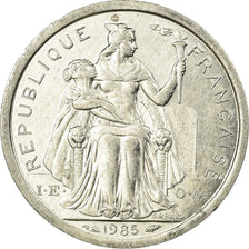 Münze, French Polynesia, Franc, 1985, Paris, SS, Aluminium, KM:11