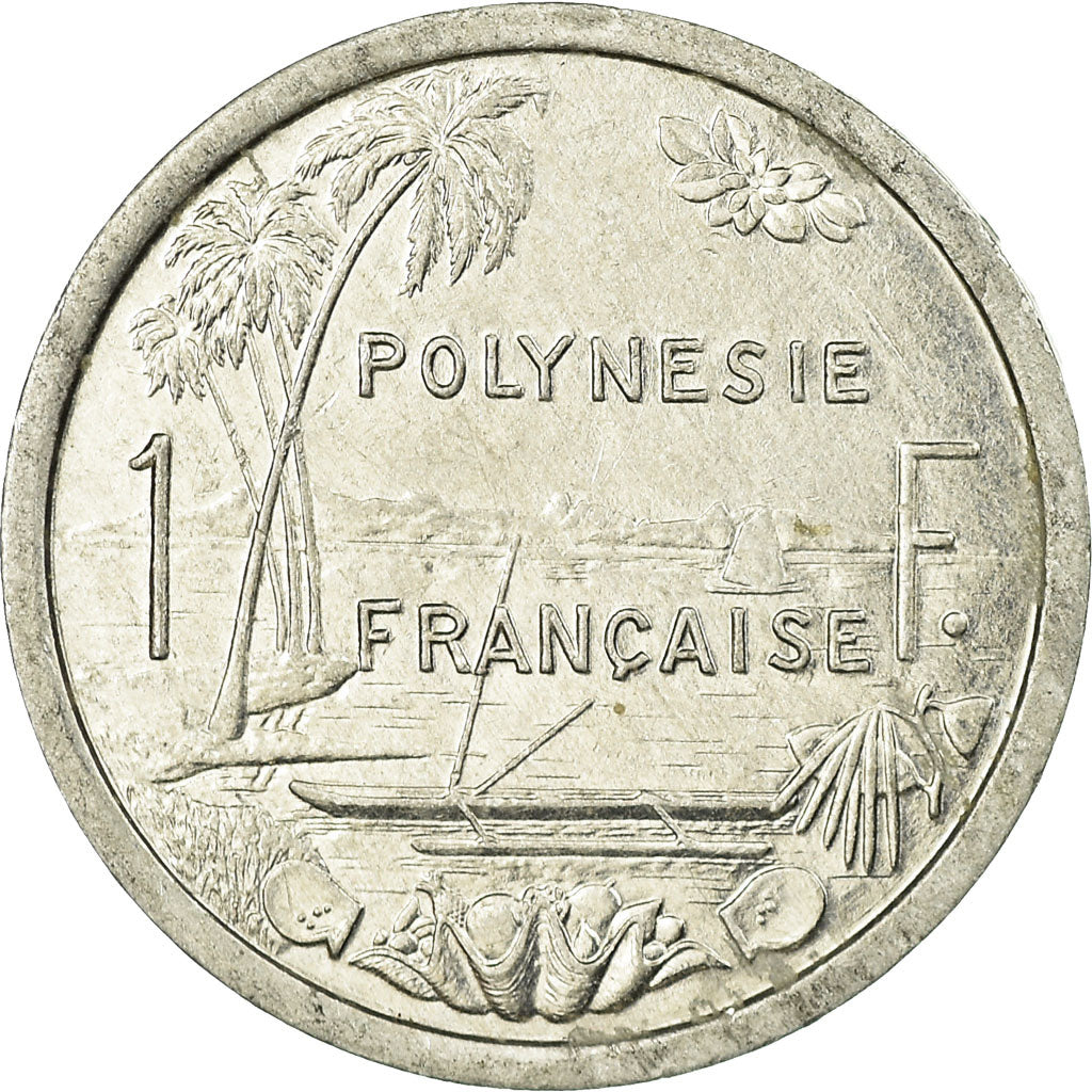 Münze, French Polynesia, Franc, 1985, Paris, SS, Aluminium, KM:11