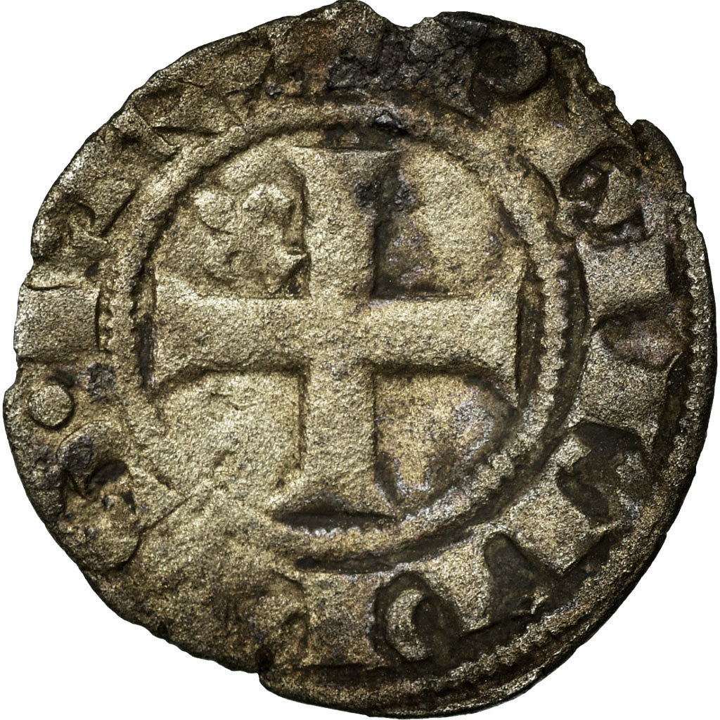 Moneta, Francja, Double Tournois, EF(40-45), Bilon, Duplessy:229