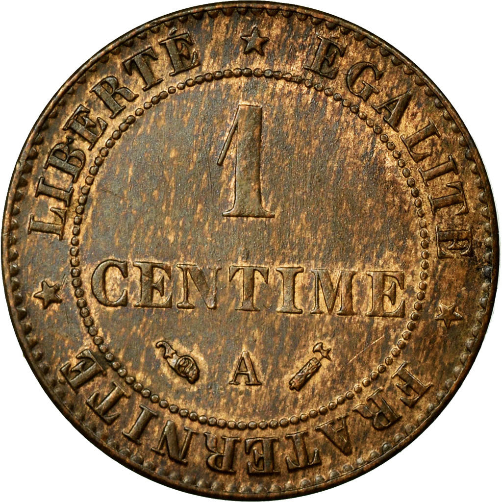 Coin, France, Cérès, Centime, 1891, Paris, MS(60-62), Bronze, KM:826.1